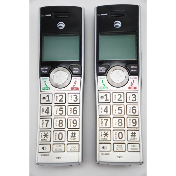 AT&T CL83207 DECT 6.0 Expandable Cordless Silver/Black 2 Handsets Phone System - Picture 5 of 15